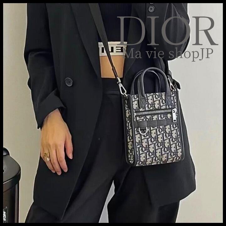 国内発送【Dior】Safari ノースサウス ミニトートバッグ